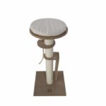 CatElite - GEORGE II Cat Tree - 40 x 40 x 79 cm - MDF wood platform with a sisal post – Bild 3