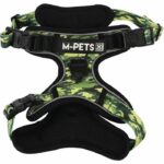 Harness - M PETS - HIKING - Camouflage S - Padded fabric - Safety clip - Handle - Back/front leash