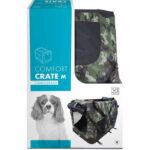Transport crate - M PETS - COMFORT CRATE M - Camouflage - Foldable - Metal frame - Ventilation grilles