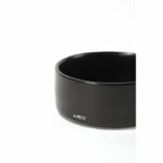 Ceramic bowls with bamboo stand 2x350 ml - Mpets - OPERA - Black - Image 3