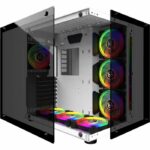 MRED - PC Gamer ATX - White RGB Crystal Sea - Image 2