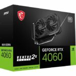 MSI - Graphics card - GeForce RTX  4060 Ventus 2x Black 8G OC - Image 4