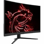 Curved PC Gamer screen - MSI - Optix G32CQ4 E2 - 31.5 VA FHD 1ms - 170Hz - 2 x HDMI (2.0) - 1 x DP (1.2a) - 1 x DC Jack - Image 2