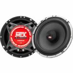 MTX TX665C 16.5cm 2-way coaxial speakers 90W RMS 4O aluminum chassis neodymium tweeter silk dome coil TSV TIL
