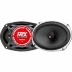 MTX TX669C Coaxial speakers 16x23cm 6x9 2-way 120W RMS 4O aluminum chassis neodymium tweeter silk dome coil TSV TIL