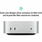 Apple - Mac mini (2024) Apple M4 chip - 16GB RAM - 512GB SSD storage - 10-core CPU 10-core GPU - Silver - Image 5