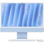 Apple iMac 24 4.5K Retina Display 256GB SSD 16GB RAM M4 Chip 10-Core CPU 10-Core GPU Blue (2024)