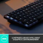 Logitech - Wireless Keyboard - MX - Mechanical - Performance Backlit - Graphite - Image 4