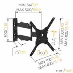 NANOOK TV Wall Mount for 32-55 Inch TVs - Tilt - Wall Mount for LCD, LED, QLED and OLED TVs - Image 6