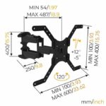 NANOOK TV Wall Mount Bracket for 40-65 Inch TVs - Tilt - Wall Mount for LCD, LED, QLED and OLED TVs - Image 6