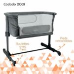 NANIA Gray Cododo bed adjustable 5 heights possible - mattress 4 cm - Image 5