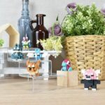 6-Piece Brick Figure Set - BANDAI - NANOBLOCK - Normal Type Pokémon Pack