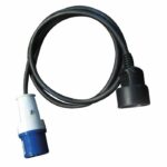 CEE adapter 17 – Schuko female with cord – 200 V – 16 A
