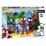 Spidey and friends puzzle 45 pieces - Cartoons and comics - NATHAN - From 5 years old - Image 2