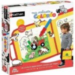 Creative game - NATHAN - MY COLOREO SUITCASE - Magic water coloring - Portable, stain-free - Water marker