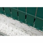 Privacy screen slat kit - GREEN - For rigid fence panel - 4/5 privacy - 1.225 x 2.50 m - Green - Image 2