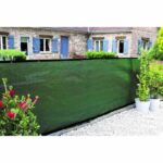 Privacy screen - NATURE - 1 x 3 m - 5/5 blackout - HDPE 350 g/m² - Khaki green