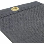 Privacy screen - NATURE - 1 x 3 m - 5/5 blackout - HDPE 350 g/m² - Anthracite - Image 2