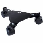NATURE Roller shelf for extendable plants - Black metal - H6 x 27/37 x 27/37 cm - Image 6
