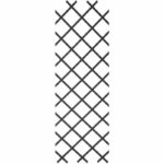 Expandable trellis - NATURE - Anthracite plastic - 50 x 150 cm - Image 3