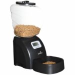 EYENIMAL 45x20x47 cm automatic kibble dispenser - Black - For cats and dogs