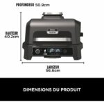 Electric barbecue and smoker with thermometer - NINJA - Woodfire Pro XL - OG850EU - Outdoor barbecue and air fryer - Image 2