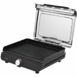Indoor grill and plancha - NINJA - Sizzle GR101EU - 34 x 8 x 13.5 cm - Black – Bild 2