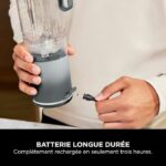 NINJA Blast Max Portable Blender - BC251EULD - 530 ml bowl - 2h battery life - cordless - BPA-free - silver - Image 3