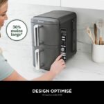 NINJA Foodi Oil-Free Fryer - Double Stack SL400EU - 9.5 L - 2 Independent Cooking Drawers - 6 Cooking Modes - 2470W - Image 2