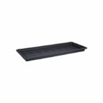 ELHO Green Basics 60 planter saucer - Black living - Outdoor - XXL - Ø 54.9 x H 4.6 cm