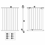 NORDLINGER PRO Folding fire screen with wicket - fire protection for chimneys and stoves - Image 4