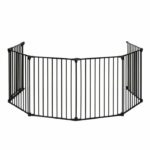 Fire barrier for fireplace or wood stove 6 sides - 360 cm - Black - NORDLINGER PRO - Image 3