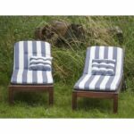 PRIVATE GARDEN CANCALE snowflake sun lounger 188x56x12 cm gray - Image 2