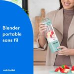 Blender - NUTRIBULLET - NBP003LBL - Portable - 0.475L - 70W - Light Blue - Image 2