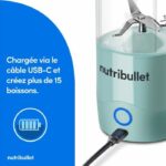 Blender - NUTRIBULLET - NBP003LBL - Portable - 0.475L - 70W - Light Blue - Image 3