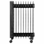Electric radiator in oil bath 2000W OCEANIC - 3 powers - Electronic thermostat - Remote control - Mobile - Black - Image 4
