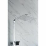 OCEANIC Shower column - Thermostatic mixer - Rectangular high head 30x20 cm - Chrome - Image 3