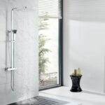 OCEANIC Shower column - Thermostatic mixer - 30x30 cm square high head - Chrome - Image 2