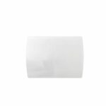 Fixed electric radiator with inertia Ceramic drying 1000W Oceanic Rubis - Glass facade - White - NF - Image 2