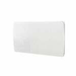 Fixed electric radiator with inertia Ceramic drying 1500W Oceanic Rubis - Glass facade - White - NF - Image 3