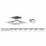 Oceanic ceramic hob Oceanic 2 fireplaces L52 x P29 cm Oceatv2zse9 – Bild 4