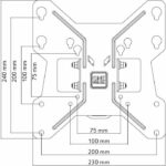 ONE FOR ALL WM2241 - Tilt & Rotate Wall Mount (90 °) for TVs from 13 to 40 (33 to 102cm) - Black - Image 3