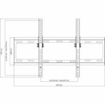 ONE FOR ALL WM2621 - Wall Mount with Tilt Adjustment of 15 ° for TV from 32 to 84 (81 to 213cm) - Black - Image 3