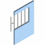 OPTIMUM Black glass roof termination post - 108 cm - Image 2
