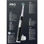 Electric toothbrush - ORAL-B - Pro 1 - Black - 360 pressure sensor - 7 days battery life - Image 4