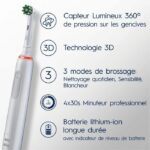 ORAL-B Pro 3 electric toothbrush - 3 brush heads included - white - cordless - Image 5