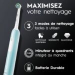 Electric toothbrush - ORAL-B Pro 1 - Sensitive Clean - Blue - Image 4