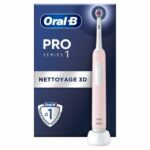 ORAL-B Pro 1 electric toothbrush - pink - cordless - 1 brush head included - Image 4