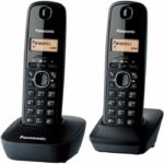 Panasonic KX-TG1612FRH Duo Cordless Phone Without Answering Machine Black - Image 2