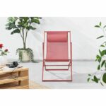Chilean Paros - Steel structure - L 63 x D 104 x H 85 cm - Terracotta – Bild 3